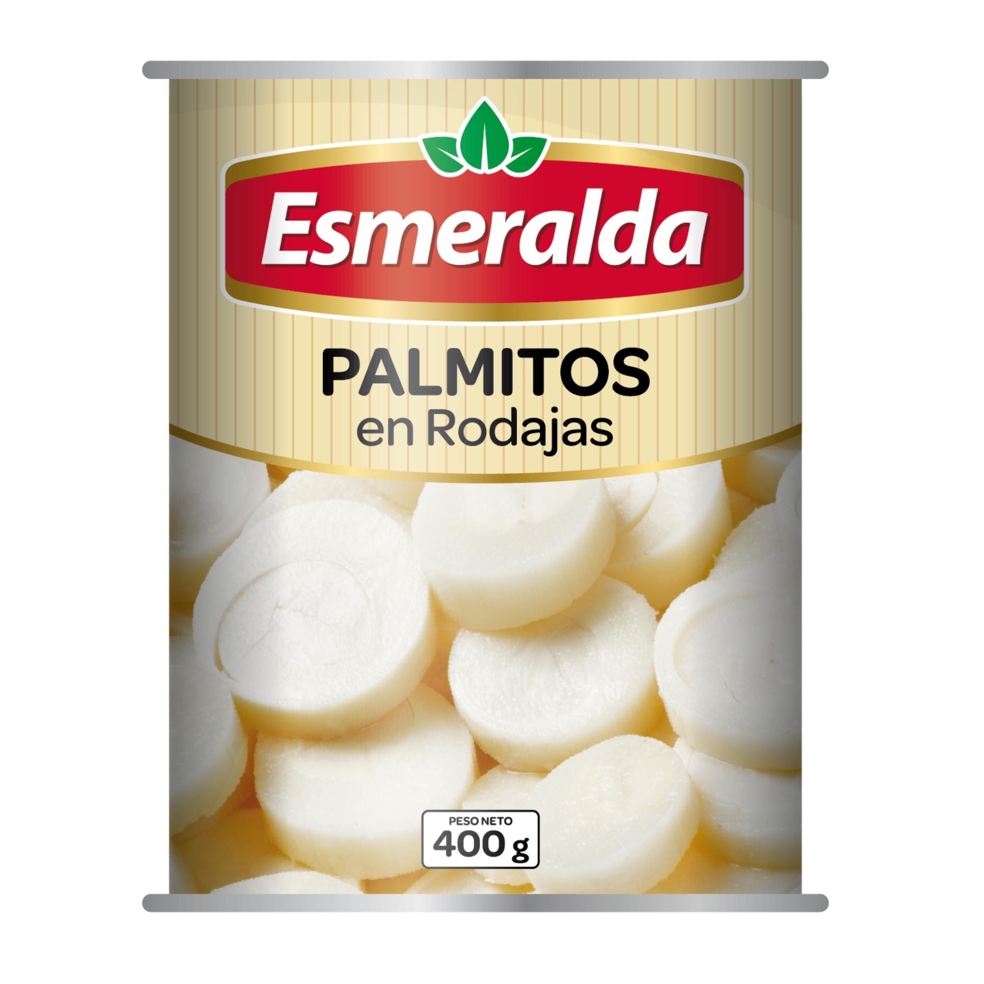 Palmitos Rodajas 400 Neto -Denado 220 Esmeralda