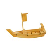 Magideal - Plato De Barco De Sushi, Bandeja Para Servir Sushi, Postres, Aperitivo Hecho A Mano, Cuenco Decorativo, Plato De Sushi Para Comedor, Casa De Té, Cocin 428 Cm De Longitud