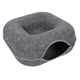 thumbnail image 1 of Túnel De Fieltro Para Gatos, Cama Extraíble Con Cremallera, Juguete De Entrenamiento Para Gatos, Gris, 1 of 5