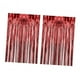 thumbnail image 1 of 2 Uds Cortinas Con Flecos De Papel De Aluminio Brillante Decoración Para Halloween Carnaval Graduación Rojo, 1 of 3