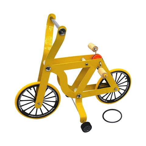 Ioensy - Loro Rompecabezas Bicicleta Pájaro Pie Talon Juguete Pájaro Entrenamiento Juguete Para Cacatúa 23X13X16,5 Cm