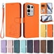 thumbnail image 3 of Funda de Gato tipo Libro para Infinix Note 50S, Naranja, 3 of 6