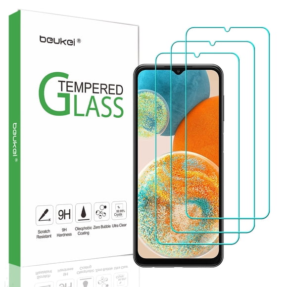 Paquete De 3 Protectores De Pantalla De Vidrio Templado Para Samsung Galaxy A23 5g Galaxy A23