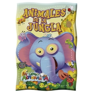 Latinbooks - Libro Mi Libro Almohadita - Animales De La Jungla