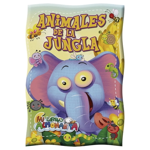 Latinbooks - Libro Mi Libro Almohadita - Animales De La Jungla