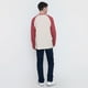 thumbnail image 2 of Polera Hombre Manga Larga Raglan Rojo Corona, 2 of 5