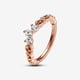 thumbnail image 4 of Anillo Tiara Regal Swirl Baño De Oro Rosa 14k 8 5, 4 of 5