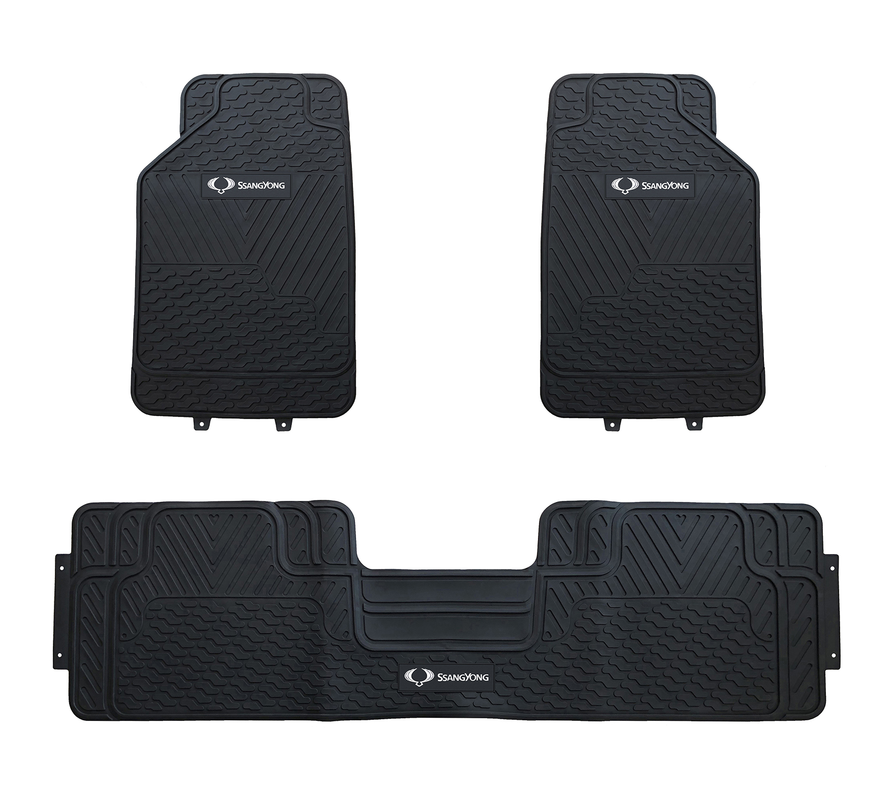 Jj Group - Pisos De Goma 3 Piezas Ssangyong Para Vehículos
