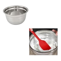 Genérico - Bowl Acero Inoxidable Menaje Ensaladeras Bowl Mezclador 18Cm