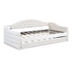 thumbnail image 3 of Twin Size Tufted Upholstered Daybed with Trundle ,Velvet Sofabed with USB&Type-C Charging Ports,No Box-spring Needed, Beige(Old SKU HL000088AAA), 3 of 3