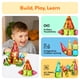 thumbnail image 4 of Juego de bloques de construcción magnéticos PicassoTiles Mini Diamond, 24 piezas, 4 of 9