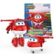thumbnail image 1 of Transformer Toy Super Wings Jett de 13 cm con ruedas móviles reales, 1 of 3