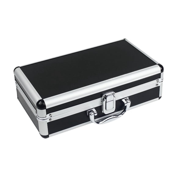 Caja de herramientas de aleación de aluminio Caja de transporte de múltiples múltiples metal Metal Contenedor de instrumentos Case de herramientas pre 30 cm x 17 cm x 95 cm