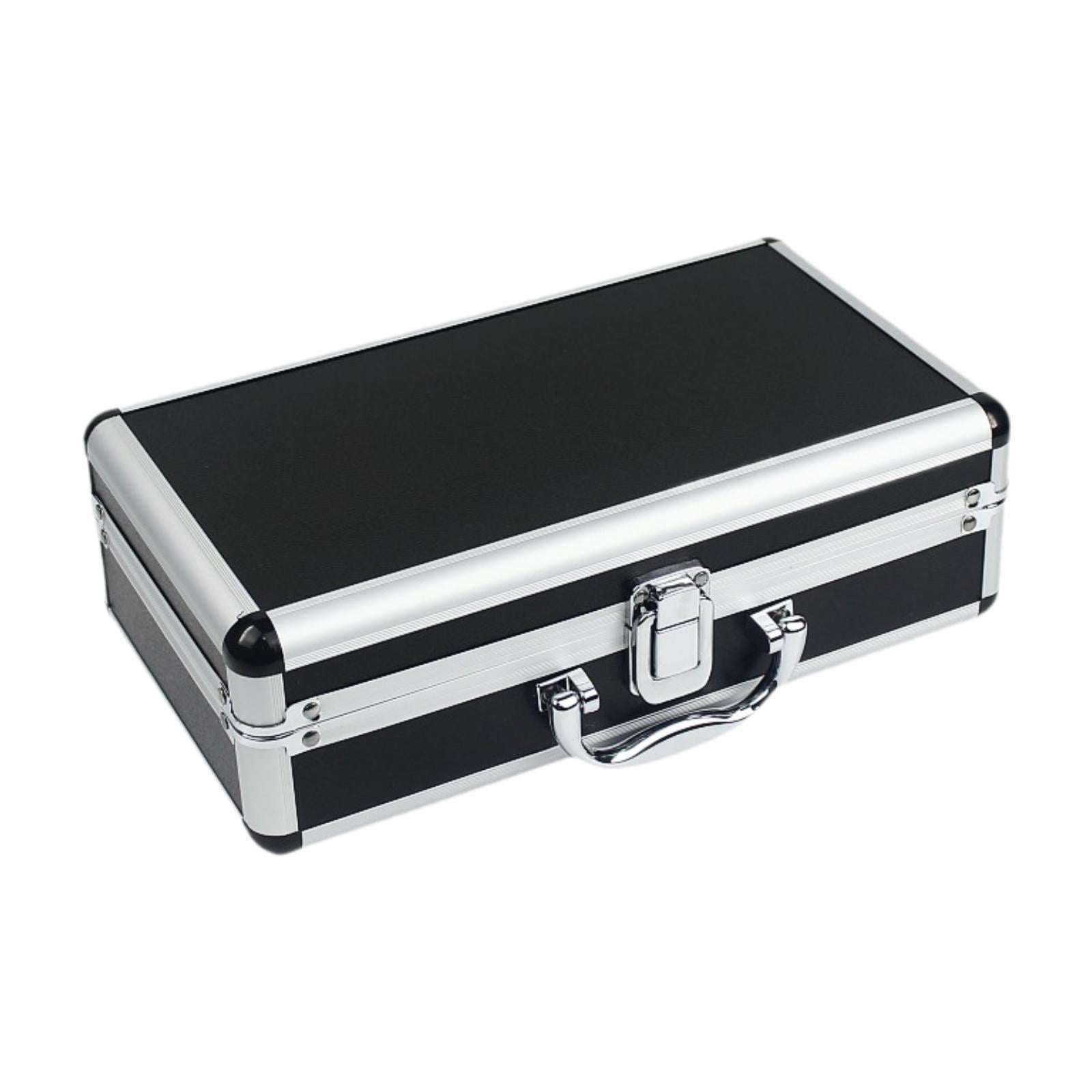 Magideal - Caja De Herramientas De Aleación De Aluminio Caja De Transporte De Múltiples Múltiples Metal Metal Contenedor De Instrumentos Case De Herramientas Pre 30 Cm X 17 Cm X 95 Cm