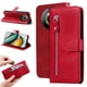 thumbnail image 1 of Funda con Cremallera para Realme 11 Pro, Carcasa Cartera de Cuero PU con Soporte y Tarjetero, 1 of 6