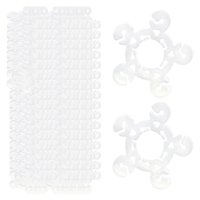 Bothyi - 100 Clips De Flores Para Globos, Lazos De Globos Reutilizables Para Eventos, Cumpleaños, Bodas, Estilo B 1,08 Pulgadas