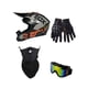 thumbnail image 2 of Casco De Bicicleta De Cara Completa Unisex Gorra Ventilación Transpirable Casco De Motocicleta M, 2 of 5