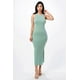 thumbnail image 1 of Vestido Largo con Cuello Alto y Abertura Lateral, 1 of 3