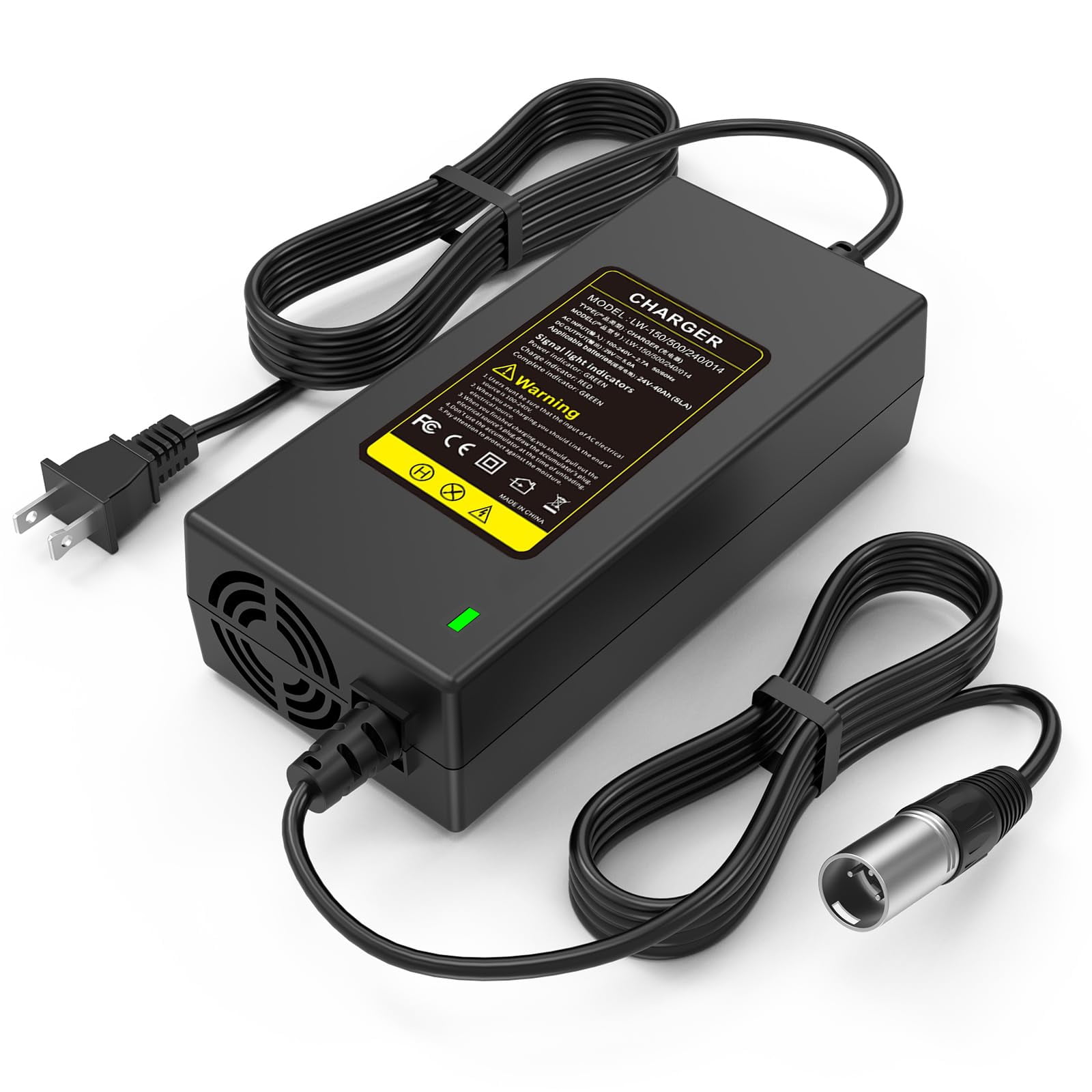 Fancy Buying - Cargador De Baterías 24v 5a 120w Para Lakematic, Pride Mobility...
