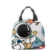 thumbnail image 1 of 1pc Astronauts Lunch Bag Handle Insulation Cooler Bag For Women Lunch Box Picnic Travel Food Storage Breakfast Thermal Bag, 1 of 3