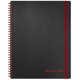 thumbnail image 1 of Cuaderno de negocios negro y rojo, 11 x 8 pulgadas, 70 hojas, 1 of 7