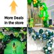 thumbnail image 2 of Globos de látex para fiestas Bezente, 30 cm, 100 unidades, color verde, 2 of 9