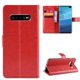 thumbnail image 1 of Funda tipo libro para Samsung Galaxy S10, cartera todo‑en‑uno, funda multifuncional con tarjetero y correa de muñeca desmontable, 1 of 4