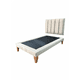 thumbnail image 2 of Cama De Plaza Lineal Beige Felpa, 2 of 3