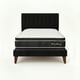 thumbnail image 4 of Cama Plaza y Media Turin Negro Respaldo + Base + Colchon Mery Desing Excellence Plus, 4 of 8