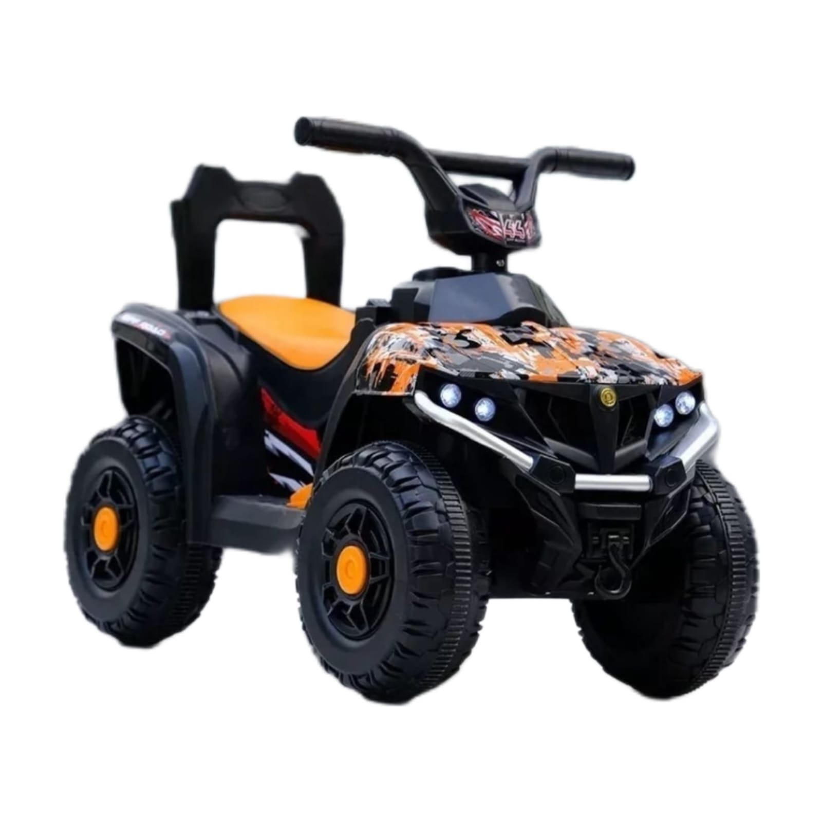 Cuatrimoto A Bateria Para Niños Naranjo