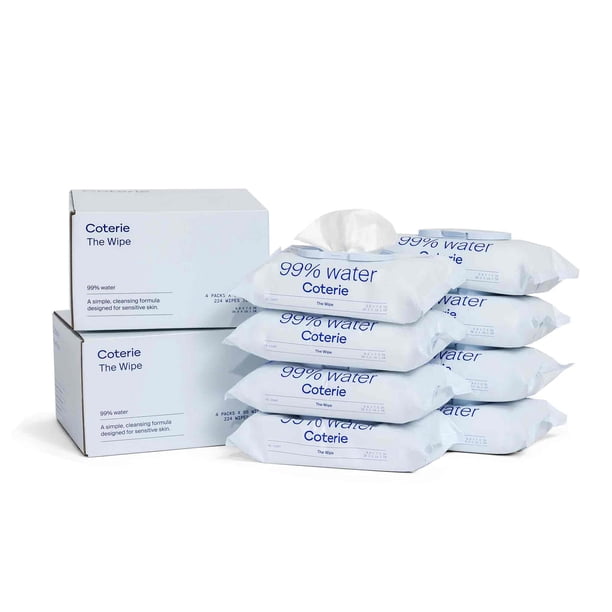 Toallitas húmedas para bebés, para piel sensible, 99% de agua, paquete de 8 unidades, 448 unidades