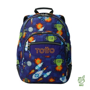 Tottto - Mochila Escolar Para Niño Notebook 14"" Rayol