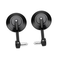 Ioensy - Retalla De La Motocicleta Espejo Del Espejo Lateral Resistente Para Accesorios De Motos