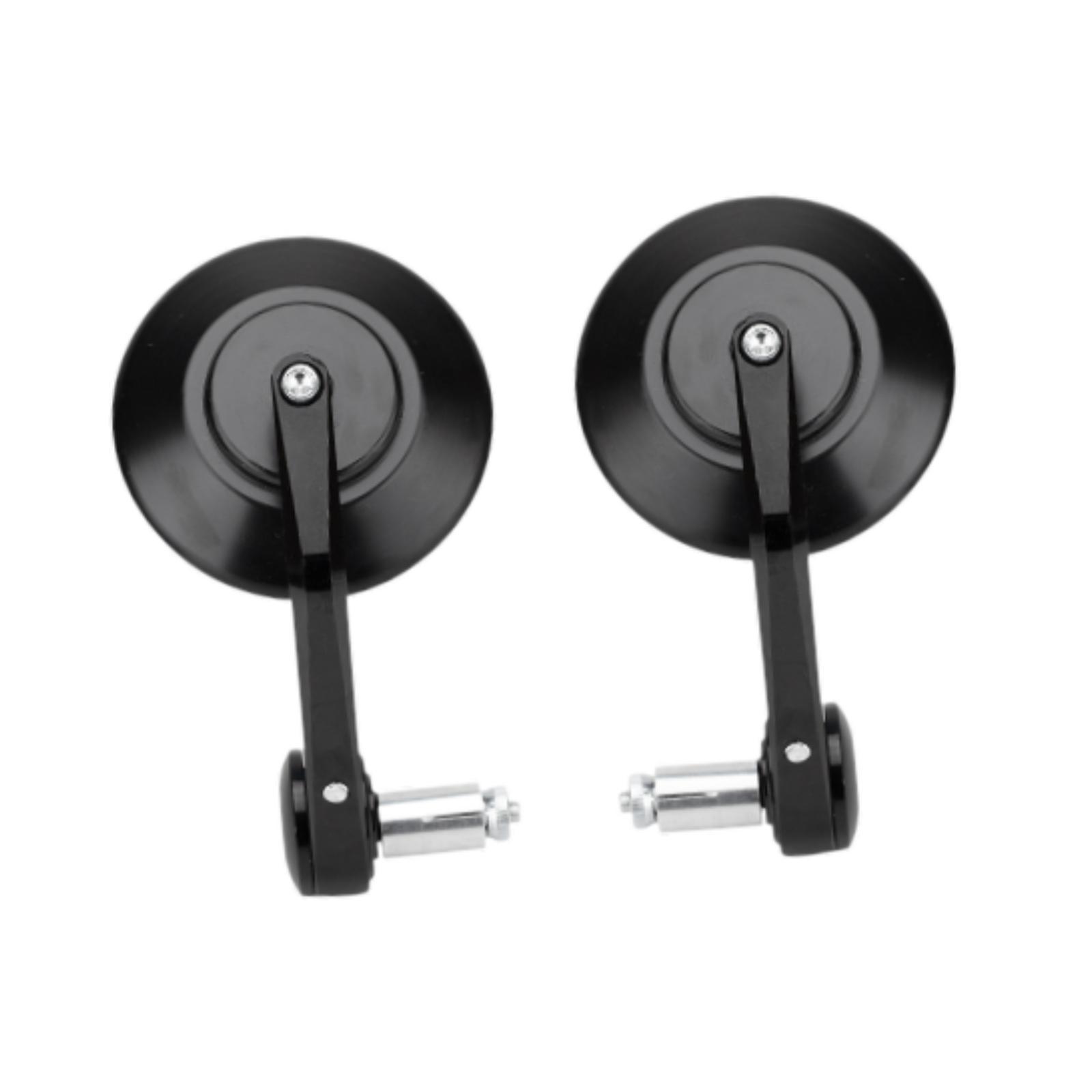 Ioensy - Retalla De La Motocicleta Espejo Del Espejo Lateral Resistente Para Accesorios De Motos