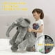 thumbnail image 2 of Big Elephant Stuffed Animal Plush Toy 16 Inches Cute Size Grey Elephant Toy, 2 of 2