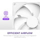 thumbnail image 2 of Ventilador de carcasa para PC NZXT F140P, 140 mm, presión estática, blanco, 2 of 3