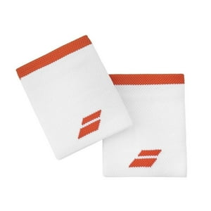 Muñequera Babolat Jumbo Blanco/Rojo X2 Tenis/Padel