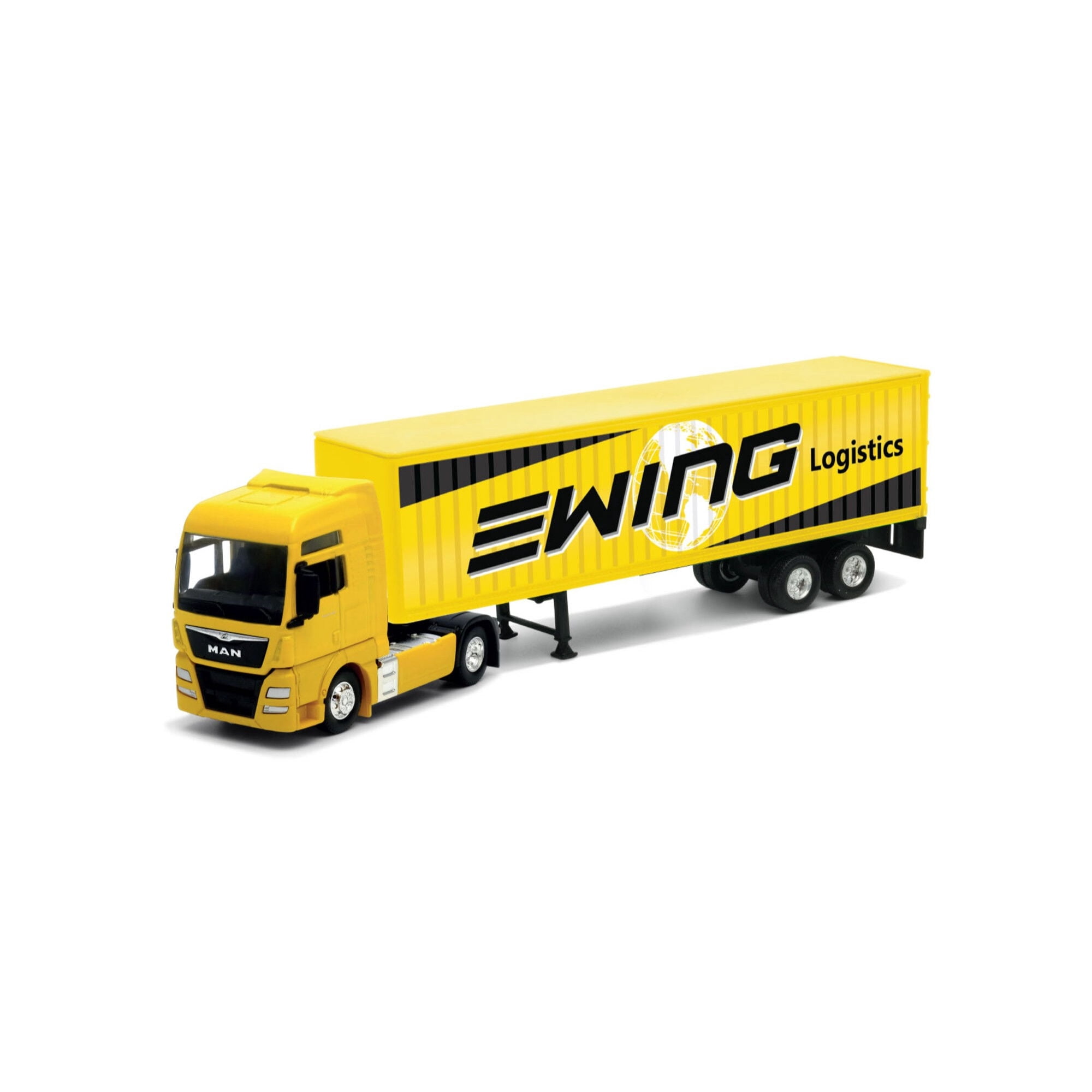 Welly - Camión A Escala Metalico De Colección - 1 Un Surtido