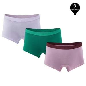 Giovacchino - Pack De 3 Calzones Boxer Pantaleta Bambú Mujer