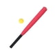 thumbnail image 5 of Juego De Pelota De Bate De Béisbol Para Entrenamiento De Niños, Bate De Béisbol Para Adolescentes, Niños, Rojo, 21 Pulgadas, 5 of 5