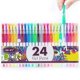 thumbnail image 1 of Plumas de Gel Aen Art 24 colores glitter punta fina, 1 of 7