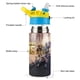 thumbnail image 3 of Transformers Uno Botella de Agua con Tapa Pop Top de Un Toque, Acero Inoxidable, a Prueba de Fugas, para Deportes, Botella Infantil azul 12 oz, 3 of 6