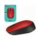 thumbnail image 5 of Mouse Inalambrico Usb Pequeño Oficina M170 Rojo, 5 of 6