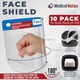 thumbnail image 2 of Protector facial Medical Nation, paquete de 10 unidades, transparente, antivaho, reutilizable, 2 of 8