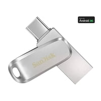 Pendrive Sandisk Ultra Dual Drive Luxe 128Gb Plata