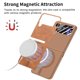 thumbnail image 3 of Magnetic Slim Case for Samsung Galaxy Z Flip 4 with Camera Guard & Anti-Scratch Back Brown, 3 of 5