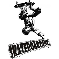 Rienda Libre Graphics - Decomural Skateboarding Extreme Sports Ws-18574