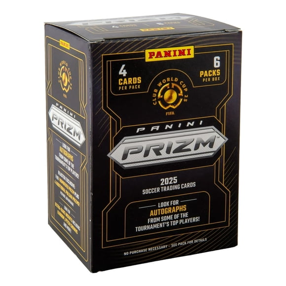 Cartas coleccionables Panini 2025 Prizm Copa Mundial de Clubes Caja Blaster