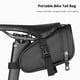 thumbnail image 1 of Bolsa de asiento de bicicleta, Bolsa de sillín de bicicleta resistente al agua con correa reflectante, Ciclismo bajo bolsa de asiento, Paquete de asiento de bicicleta para bicicletas de mont, 1 of 3