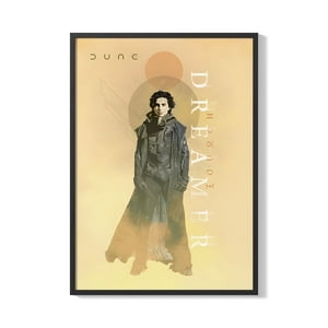 Creango - Cuadro Poster Enmarcado Dune Diseño 2 Decorativo